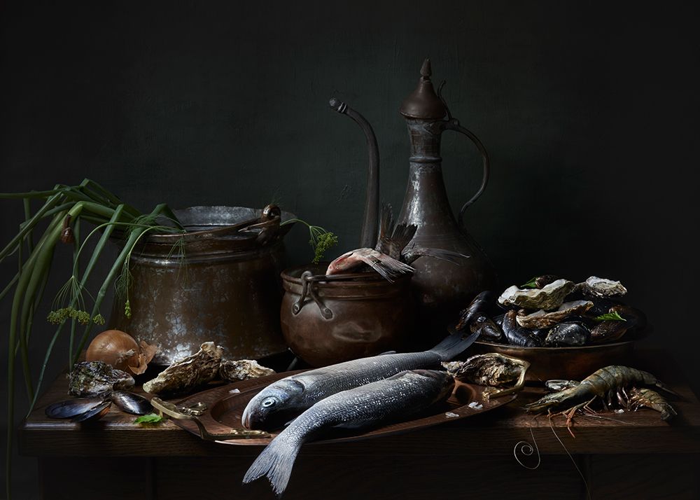 Catch Of The Day art print by Alena for $57.95 CAD