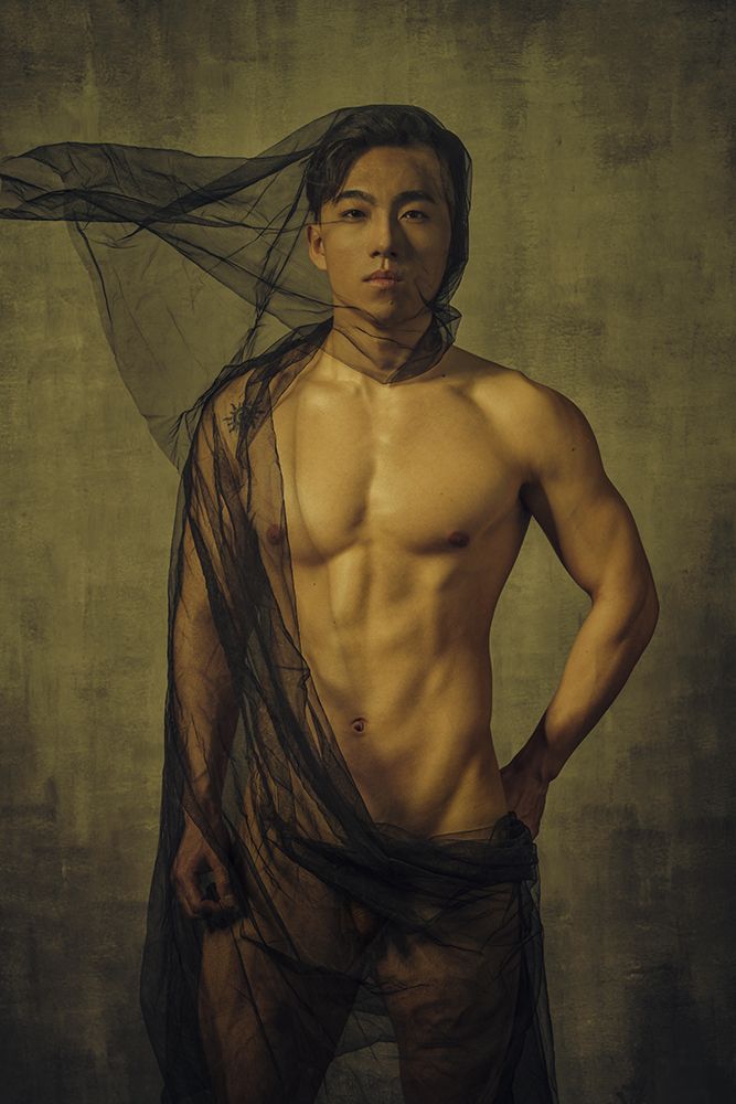 Male-050 art print by QYun for $57.95 CAD