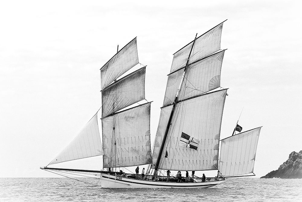 Sailboat Qla Granvillaiseq art print by Vincent Demoulin for $57.95 CAD