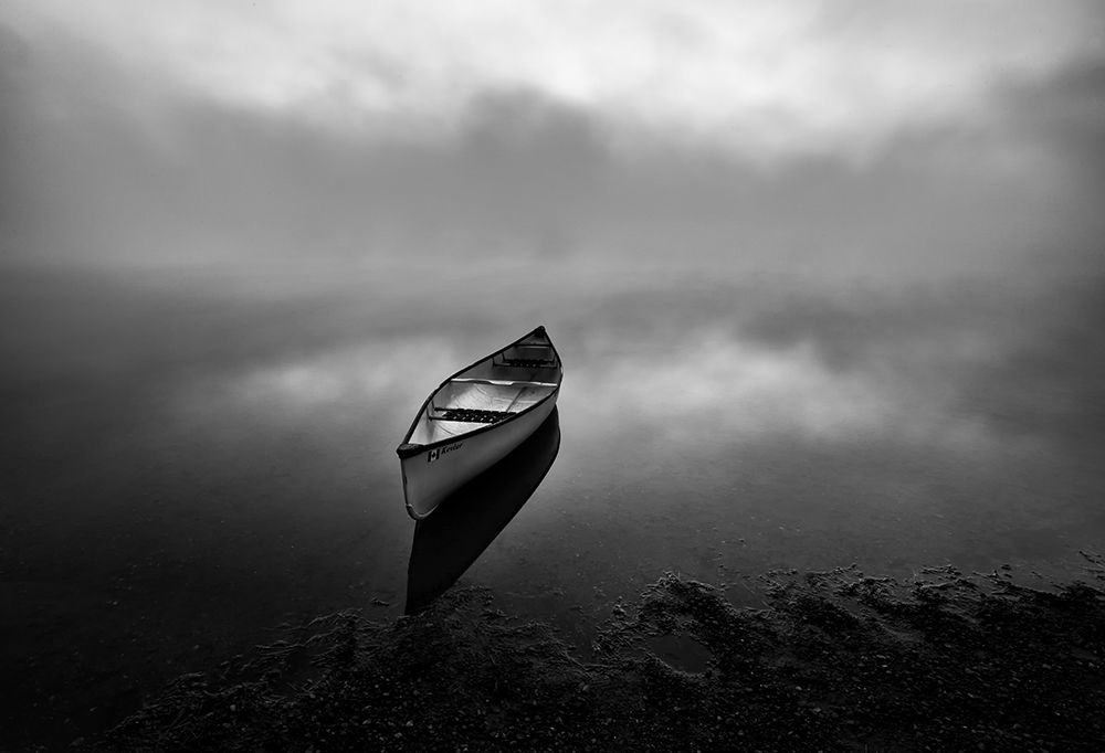 A Lonely Boat! art print by Jasmine Suo for $57.95 CAD