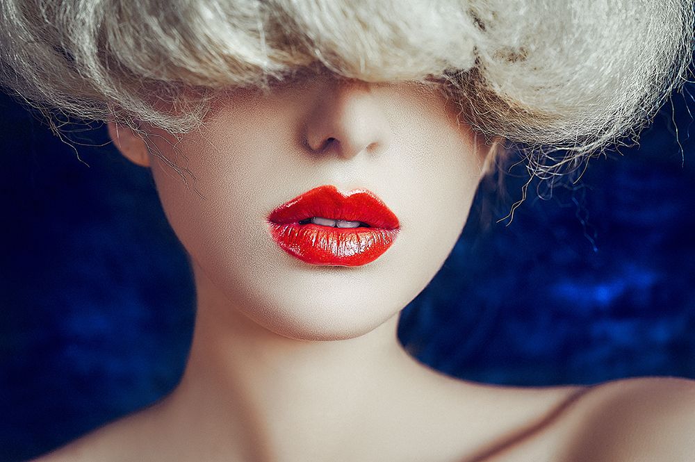 Red Lips art print by Ruslan Bolgov (Axe) for $57.95 CAD