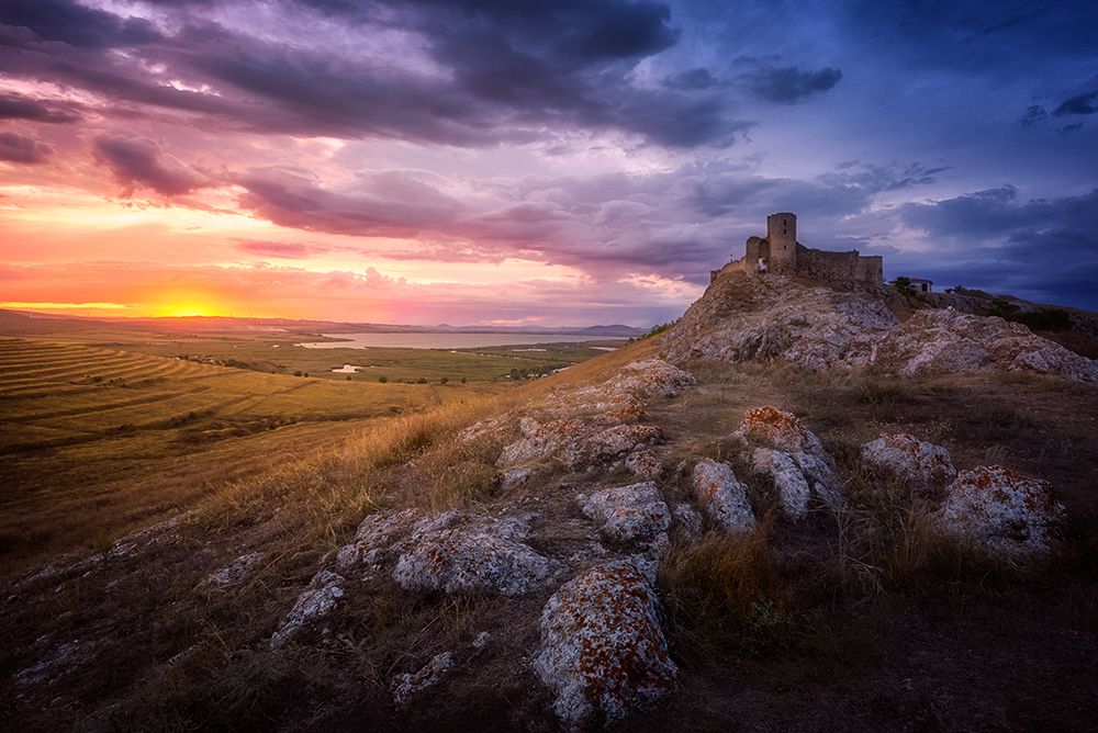Enisala Medieval Fortress art print by Anghel Rusu for $57.95 CAD