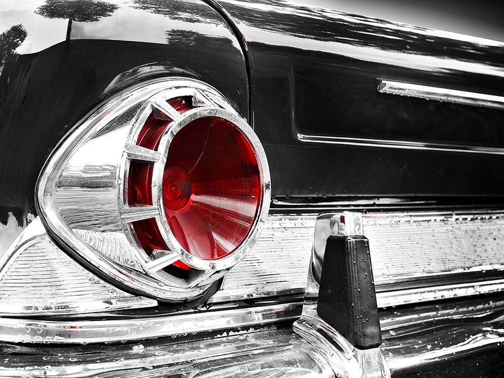 Us Classic Car 1963 New Yorker Rear Abstract art print by Beate Gube for $57.95 CAD