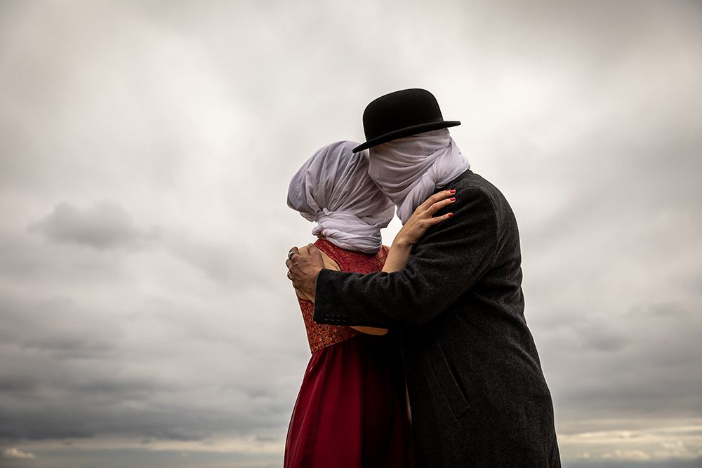 The Lovers Then And Now art print by Genadijs Ze for $57.95 CAD