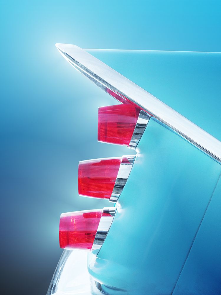 Us Classic Car 1959 Adventurer Tail Fin Abstract art print by Beate Gube for $57.95 CAD