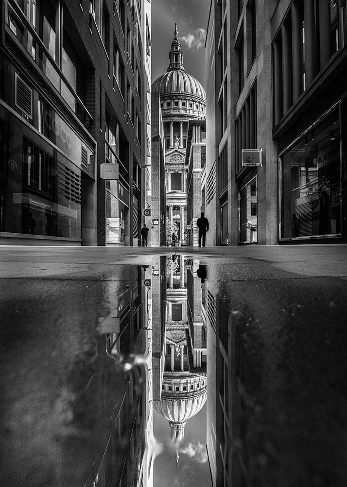 The Mirror Of St Pauls Cathedral art print by Selaru Ovidiu for $57.95 CAD