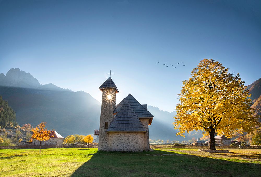 Qthe Church Of Thethq art print by Bess Hamiti for $57.95 CAD