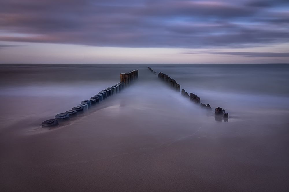 Lines of Baltic Sea V art print by Martin Moravek for $57.95 CAD