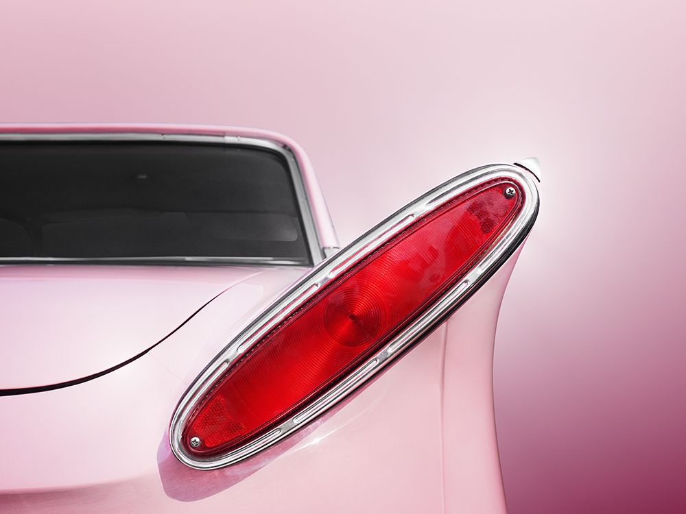 Us Classic Car 1961 Comet Tail Fin Abstract art print by Beate Gube for $57.95 CAD