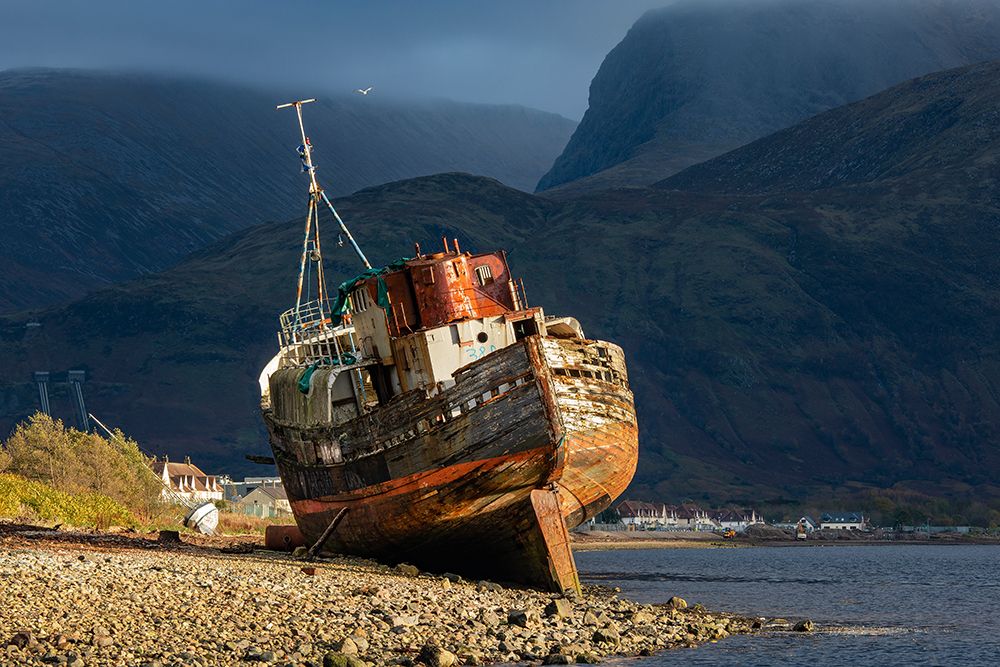 Shipwreck at Corpach art print by Daniel Springgay for $57.95 CAD