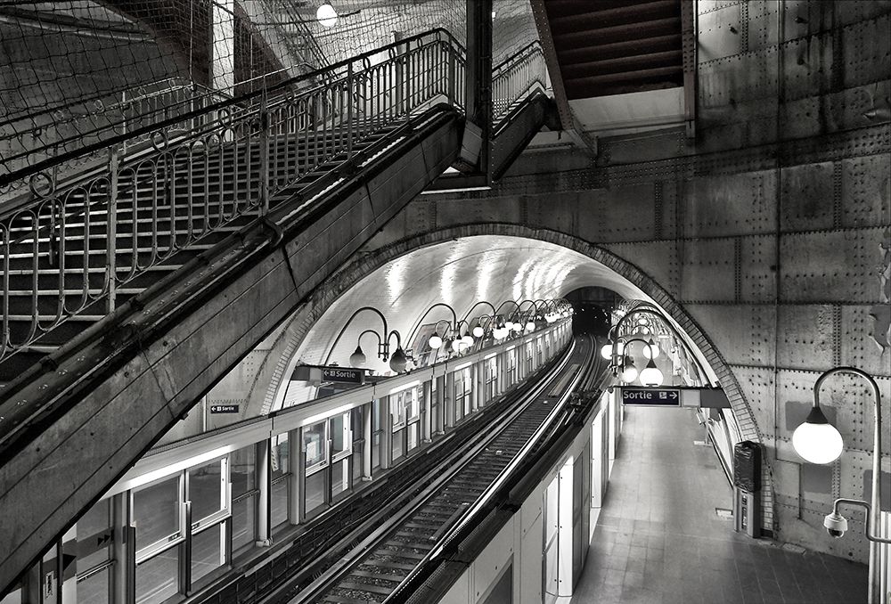 Metro - Paris art print by Renate Reichert for $57.95 CAD
