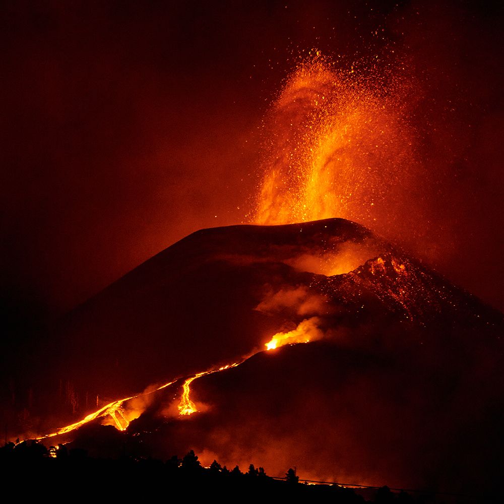 La Palma Volcano Eruption art print by Jose A. Parra for $57.95 CAD