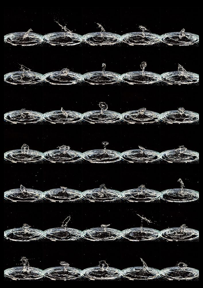 Droplets art print by Aybena for $57.95 CAD