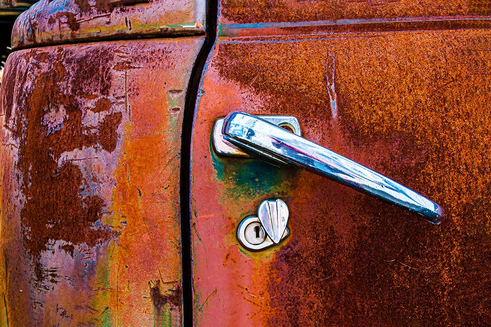 1950 Gmc Truck Door Handle art print by Andrew Beavis for $57.95 CAD