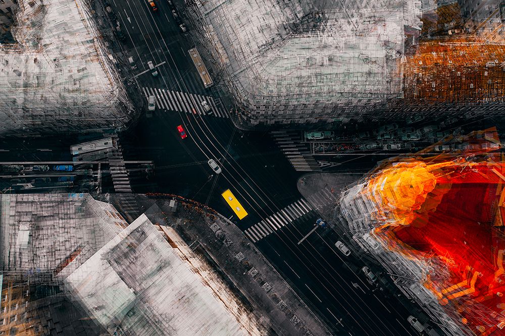 Moscow crossroad art print by Carmine Chiriaco for $57.95 CAD