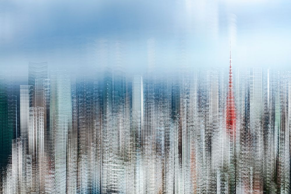 tokyo layers art print by Sasaki Makoto for $57.95 CAD