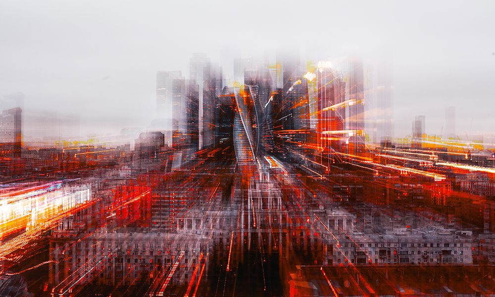 Tron City art print by Carmine Chiriaco for $57.95 CAD