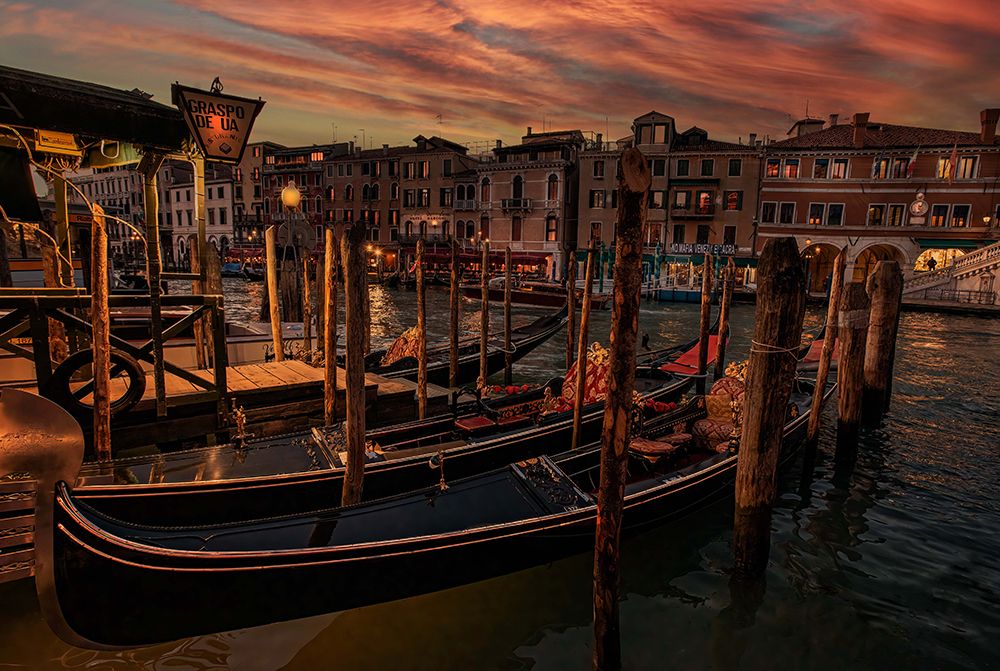 A Cozy Night in Venice art print by Miary Andria for $57.95 CAD