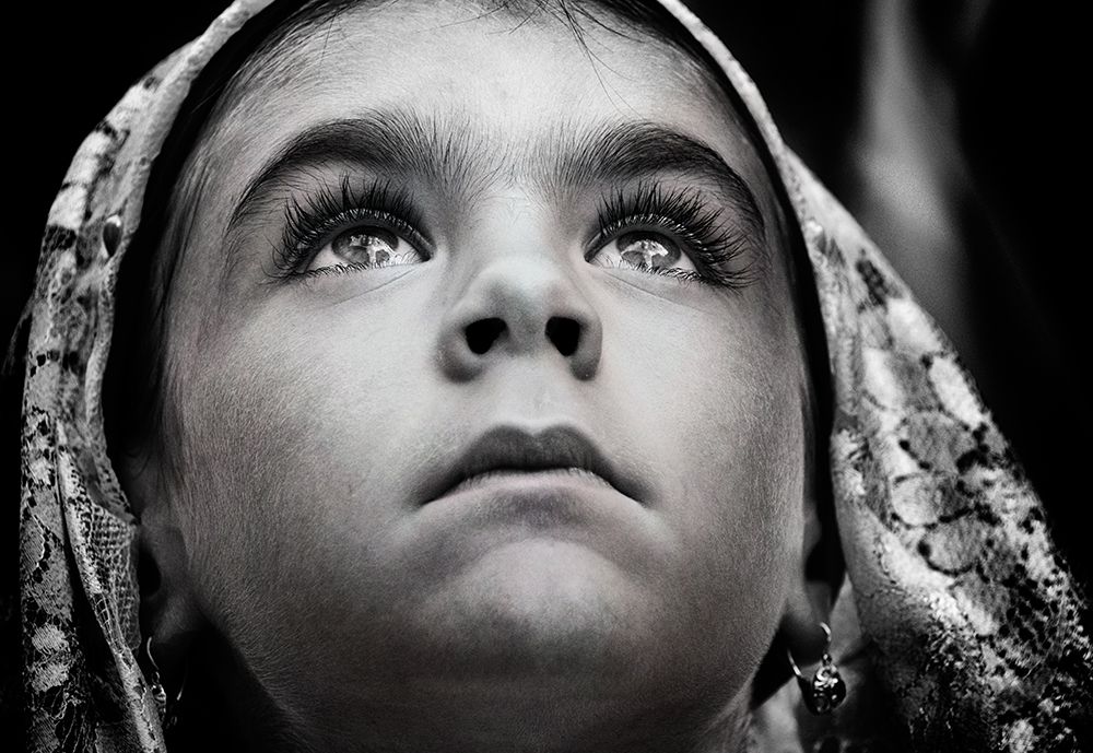 Girl With Sardinian Traditional Veil art print by Giovanni Cavalli for $57.95 CAD