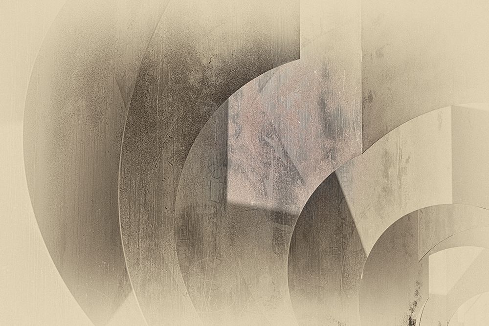 Shapes in soft tones art print by Greetje Van Son for $57.95 CAD