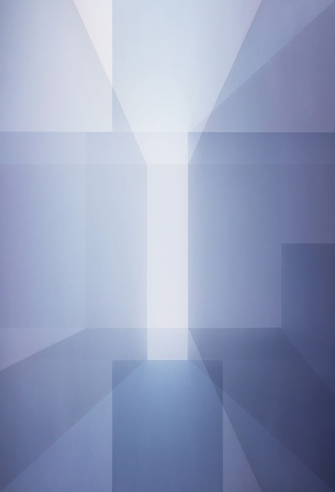 Abstract in blue art print by Greetje Van Son for $57.95 CAD