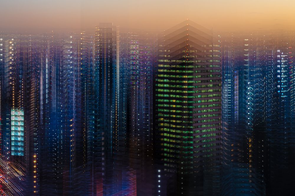 tokyo layers art print by Sasaki Makoto for $57.95 CAD