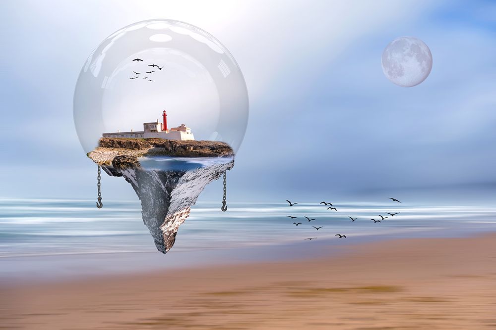 The Lighthouse art print by Vitor Martins for $57.95 CAD