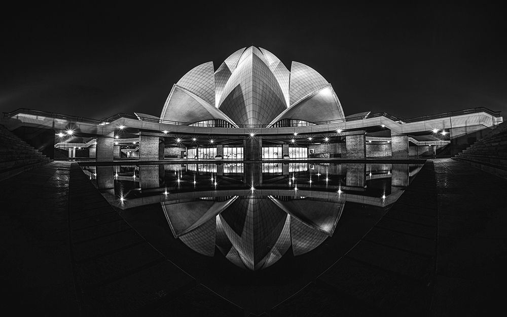 Lotus Temple art print by Vivek Kalla for $57.95 CAD