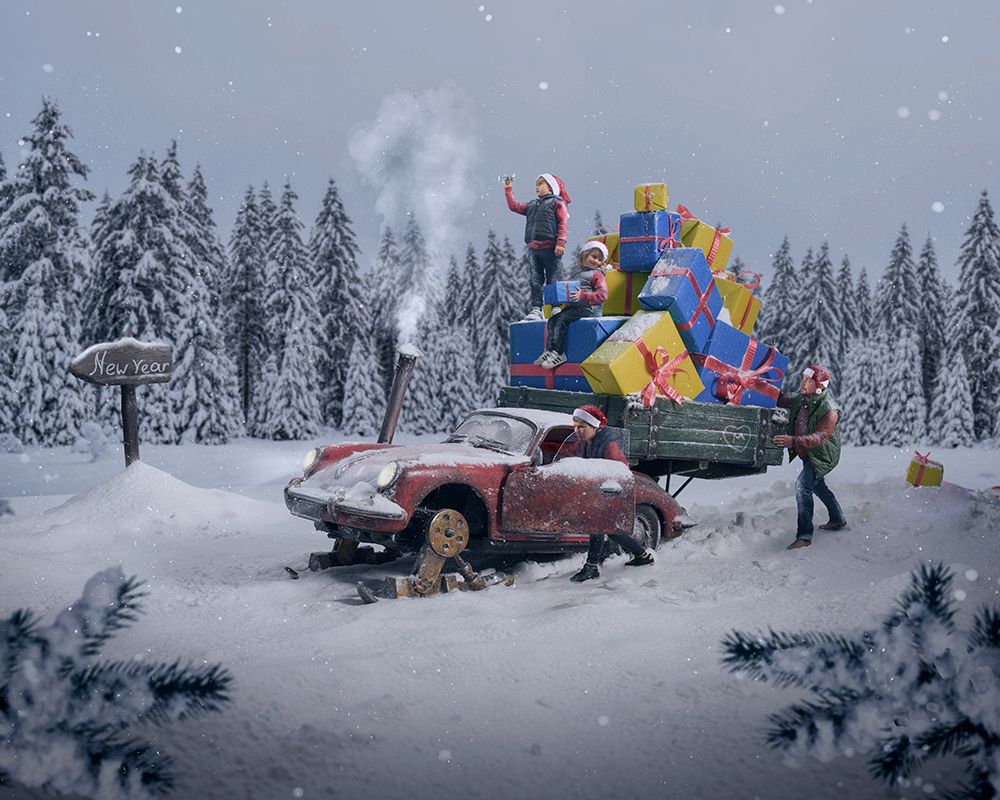 To New Year art print by Sergey Boyko for $57.95 CAD