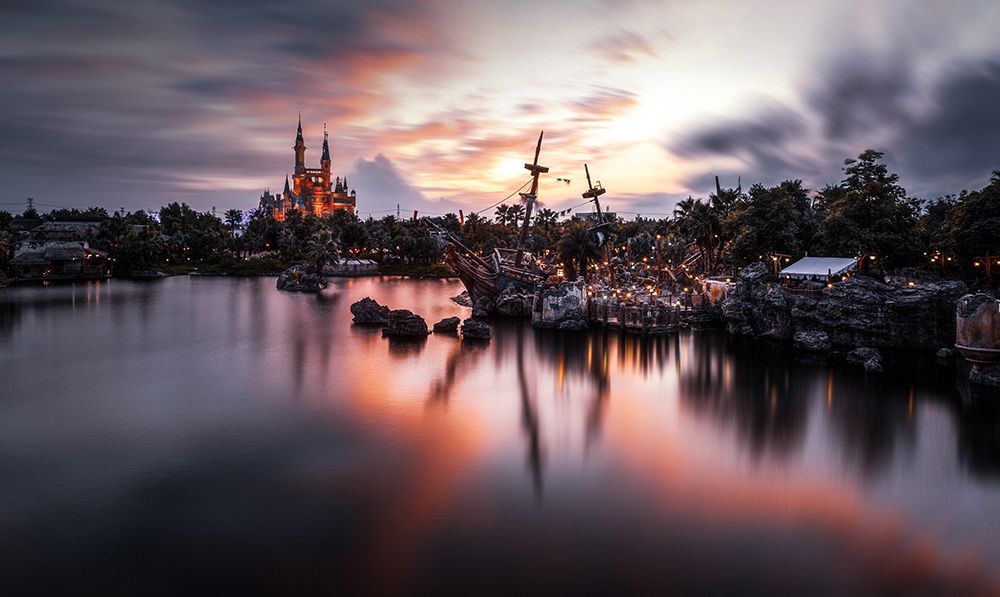 Sunset at Treasure Cove art print by Ran Shen for $57.95 CAD