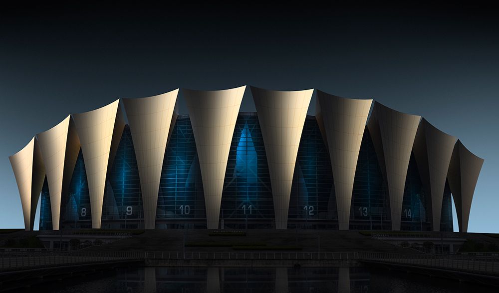Building Like Crown art print by Yujie Zhang for $57.95 CAD