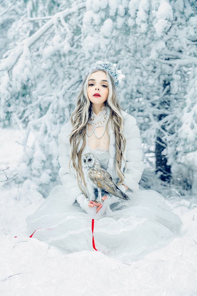 Snowmaiden art print by Ruslan Bolgov (Axe) for $57.95 CAD