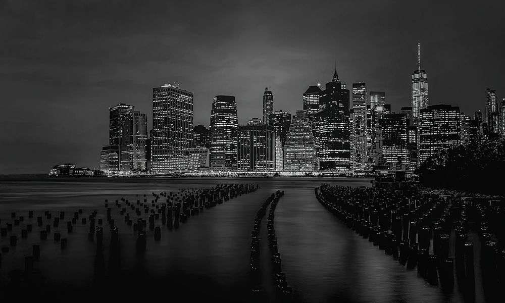 NYC at Night art print by Yanyu Shen for $57.95 CAD