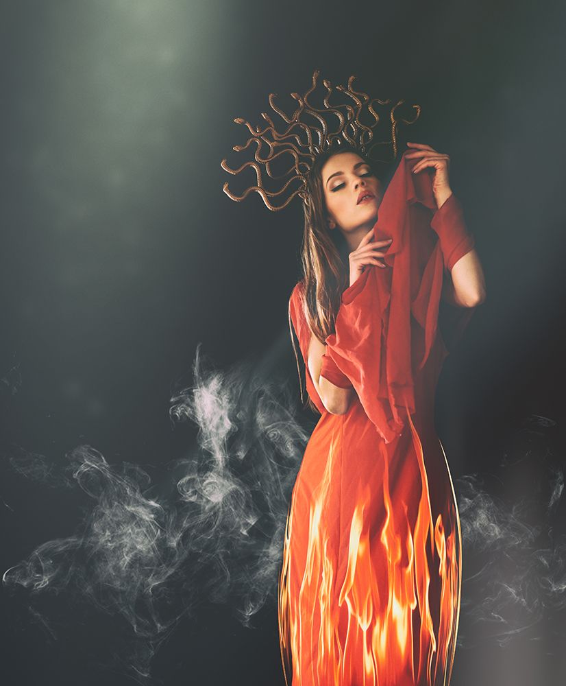 Medusa art print by Sandra Ulfig Arps for $57.95 CAD