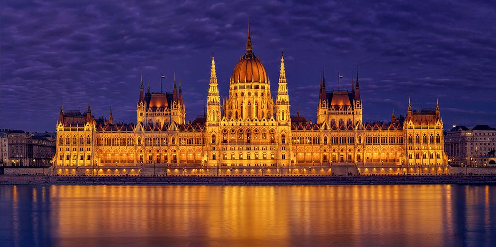 Night In Parliament art print by Javier Del Puerto for $57.95 CAD