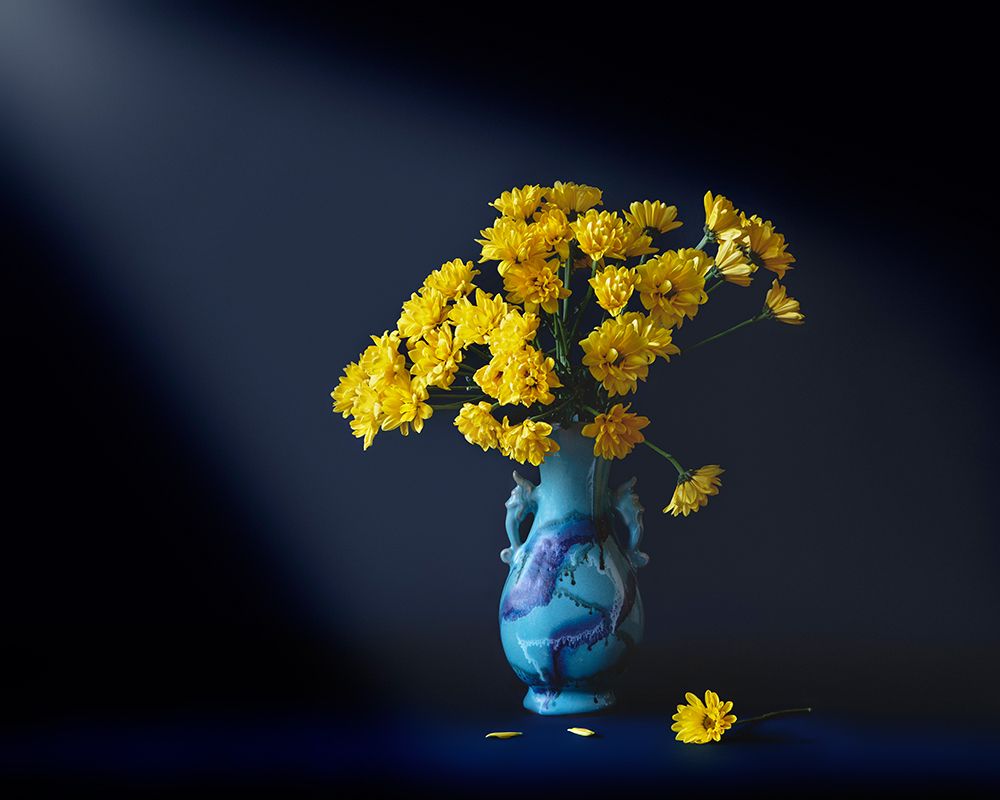 Yellow flowers art print by Hannah Zhang for $57.95 CAD