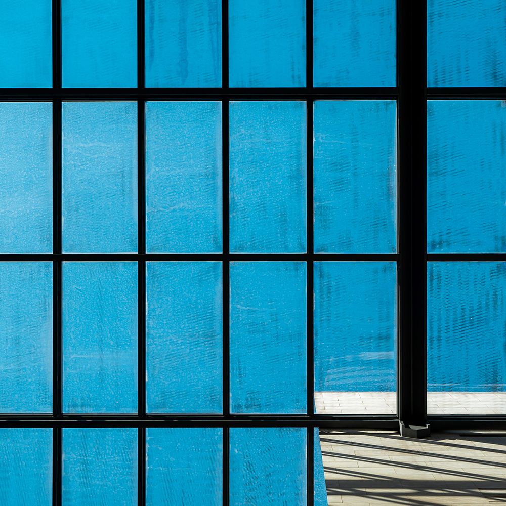 blue abstract art print by Markus Auerbach for $57.95 CAD