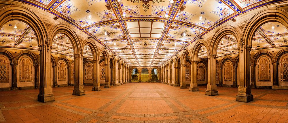 Bethesda terrace  lights art print by Ivan Kokoulin for $57.95 CAD