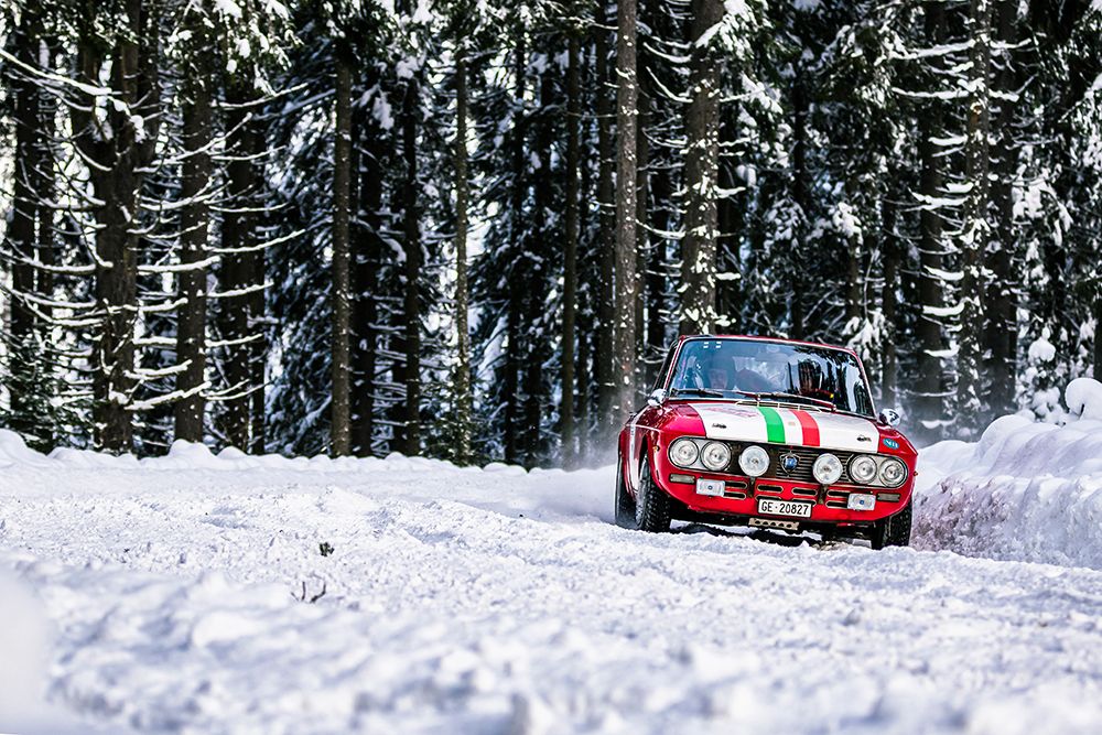 Lancia Fulvia art print by Attila Szabo for $57.95 CAD