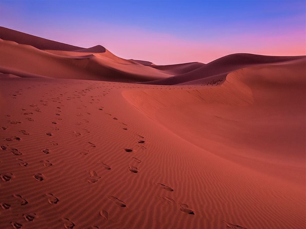The colors of the desert at sunset art print by Miroslaw for $57.95 CAD