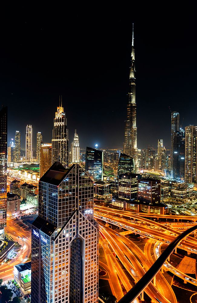 The night life of Dubai. art print by Md. Arifuzzaman for $57.95 CAD