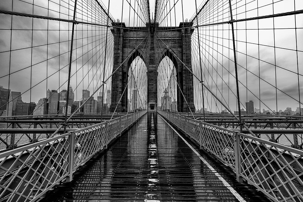 Brooklyn Bridge art print by Ashley Sowter for $57.95 CAD