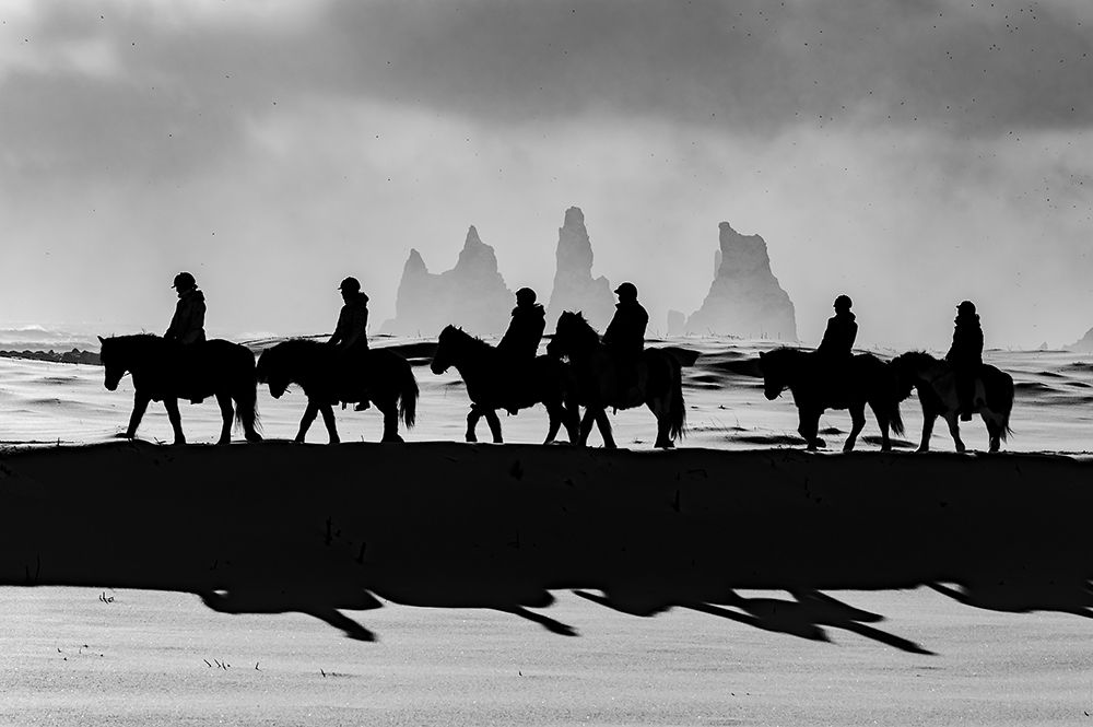Lights and shadows in magical Iceland art print by Massimo Tamajo for $57.95 CAD