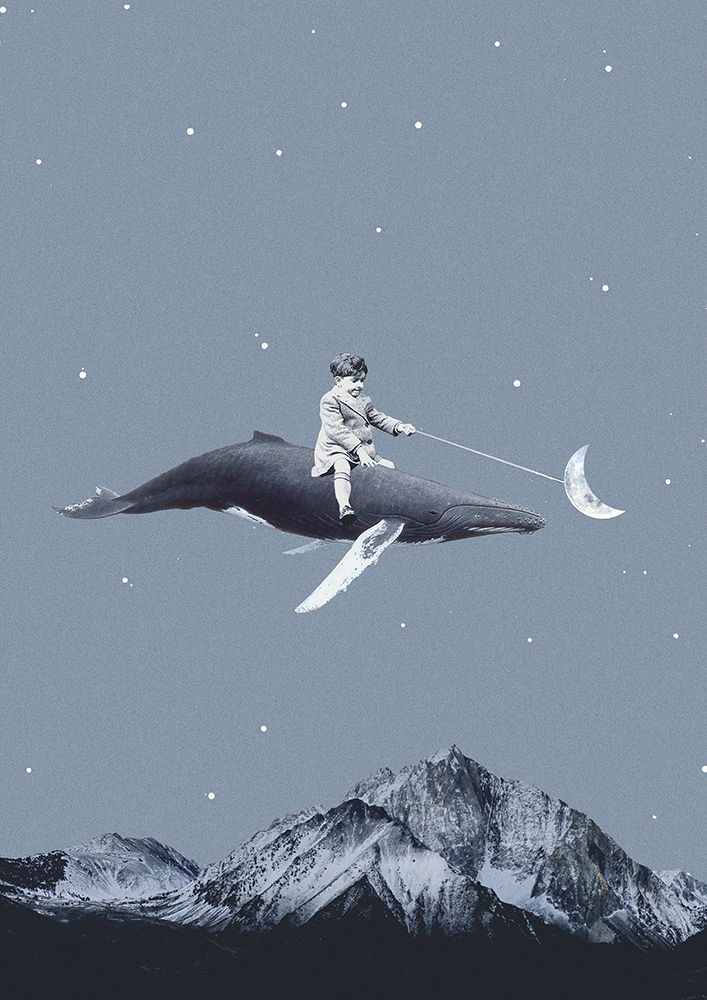Aim for the moon art print by Maarten Leon for $57.95 CAD