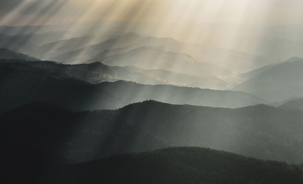 Raining light art print by Stefan Miron for $57.95 CAD