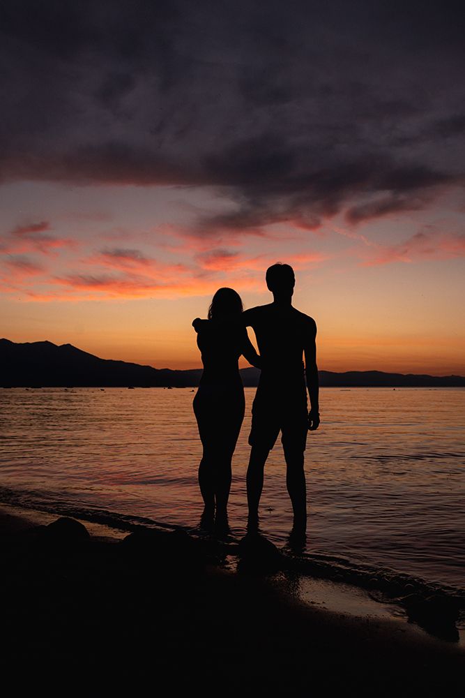 Couple Silhouette art print by Tim Mossholder for $57.95 CAD