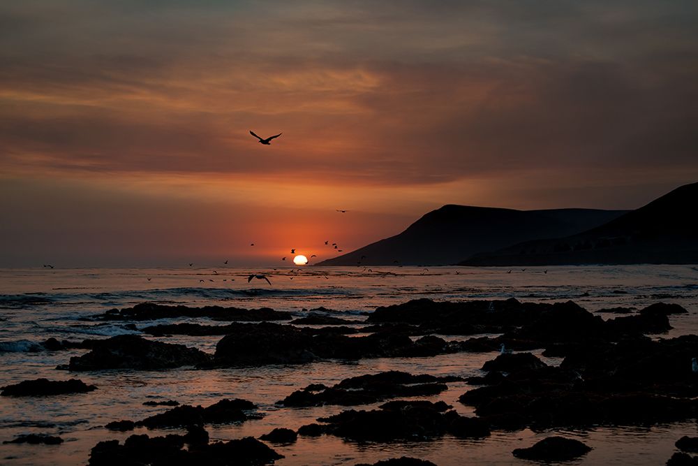 Orange Sunset art print by Tim Mossholder for $57.95 CAD