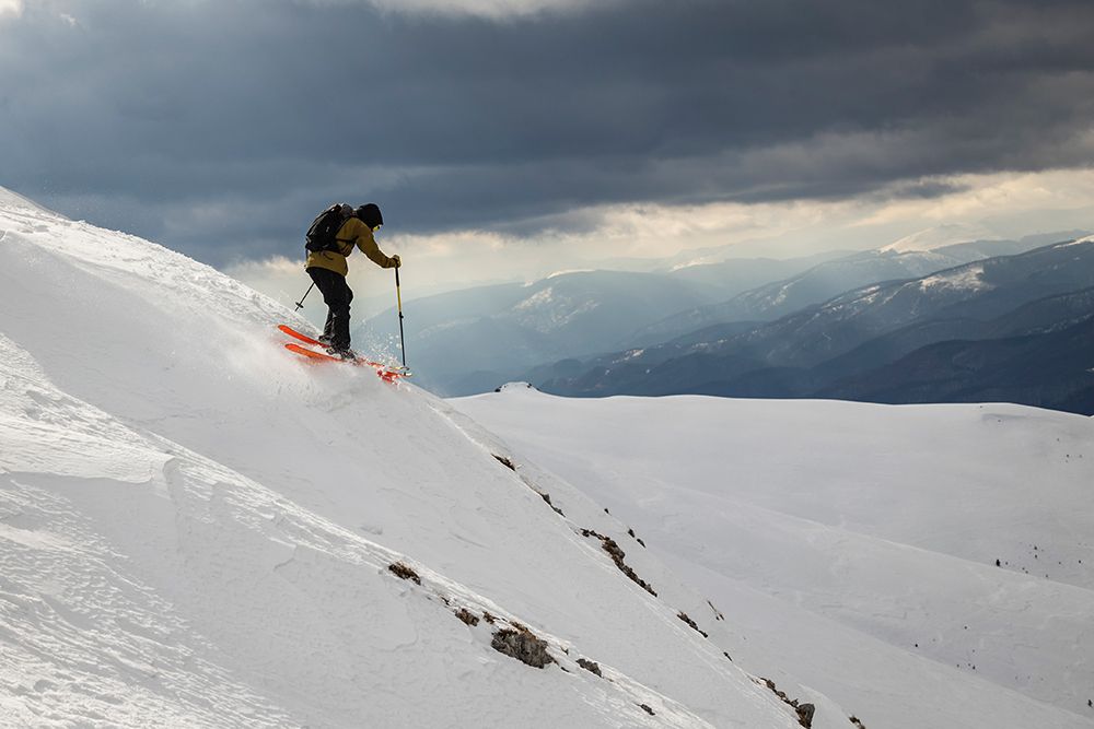Freeride Ski art print by Attila Szabo for $57.95 CAD