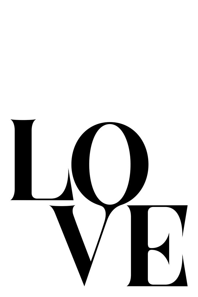 Love Black art print by Anastasia Sawall for $57.95 CAD