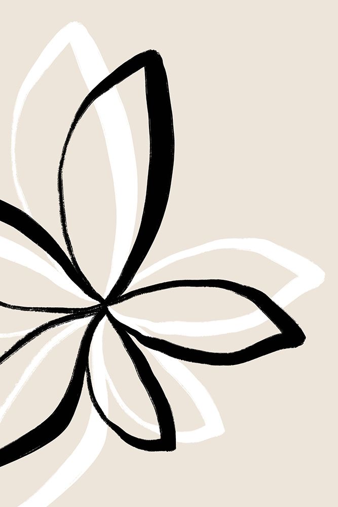 Abstract Flowers art print by Anastasia Sawall for $57.95 CAD